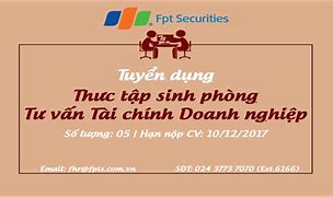 Fpt Is Tuyển Thực Tập Sinh